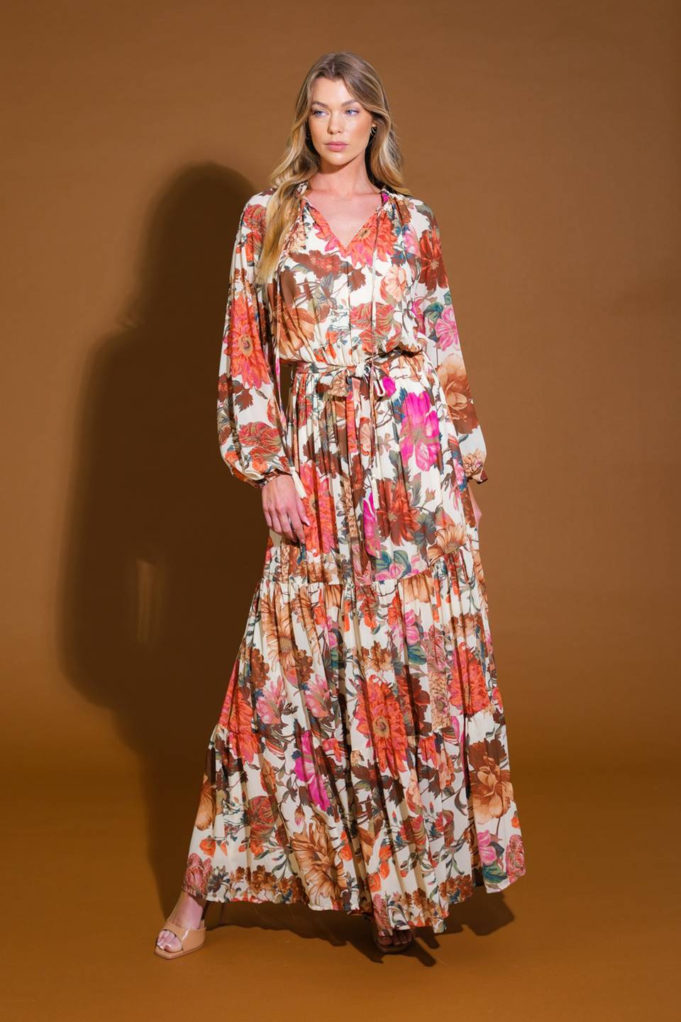 LIVIN' MY BEST LIFE WOVEN MAXI DRESS Flying Tomato